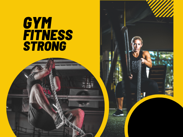 Gym fitness website screenshot